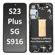 Samsung Galaxy SM-S916 S23 Plus 5G OLED and Touch screen with frame (Original Service Pack) [GRAPHITE GRAY] GH82-30476E/30477E